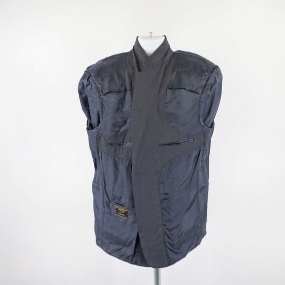 Hart Schaffner‎ Marx Gold Trumpeter Nordstrom Gray Wool 2 Button Blazer 44R - Picture 10 of 12